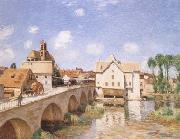 Alfred Sisley The Bridge of Moret (mk09) Germany oil painting artist